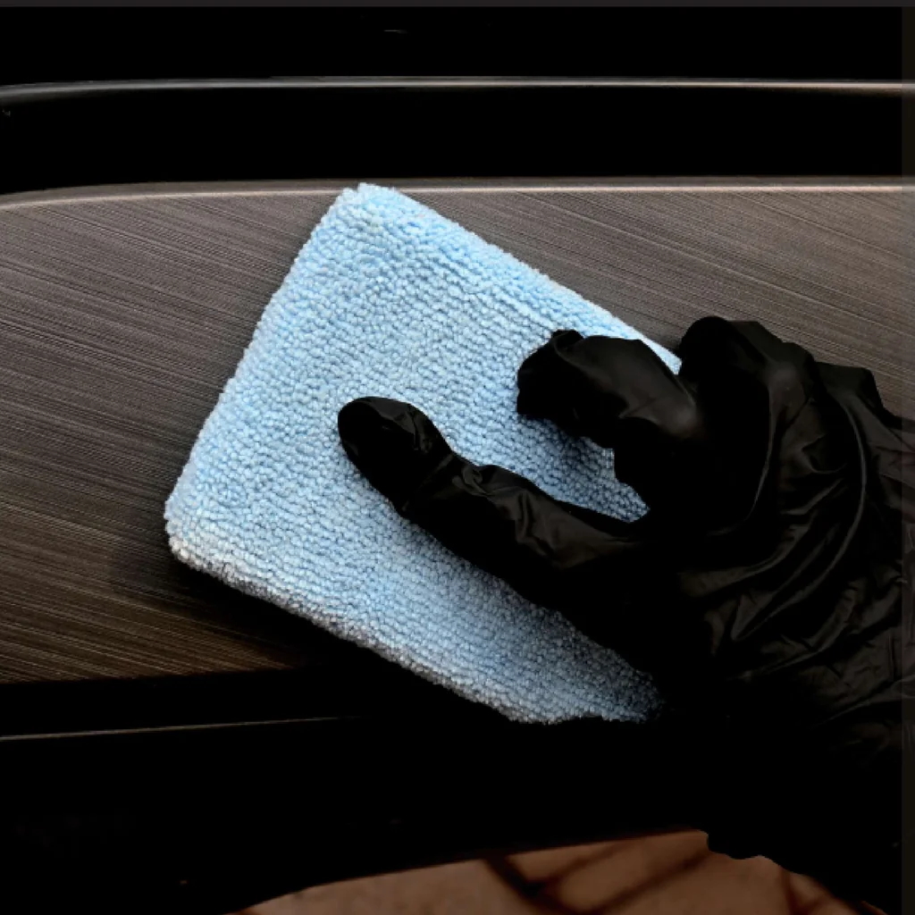 Microfiber-covered applicator sponge